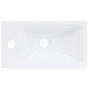VidaXL Wash Basin 15.7"x8.7"x3.5" SMC White - 4 of 4
