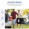 NicBex Folding Patio Lounge Chairs Set of 2, Outdoor Chair with Adjustable Sling Back & Removable Headrest, for Garden, Backyard, Lawn - 3 of 4