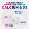 Calcium 1200mg with Vitamin D3 Supplement for Strong Bones & Muscle Support - 240 Tablets By Nature's Peak - 3 of 4