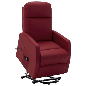 vidaXL Power Lift Recliner Electric Lift Chair for Home Theater Faux Leather - 1 of 4