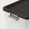 76qt Heavy Duty Latching Clear Storage Box - Brightroom™ - image 3 of 3