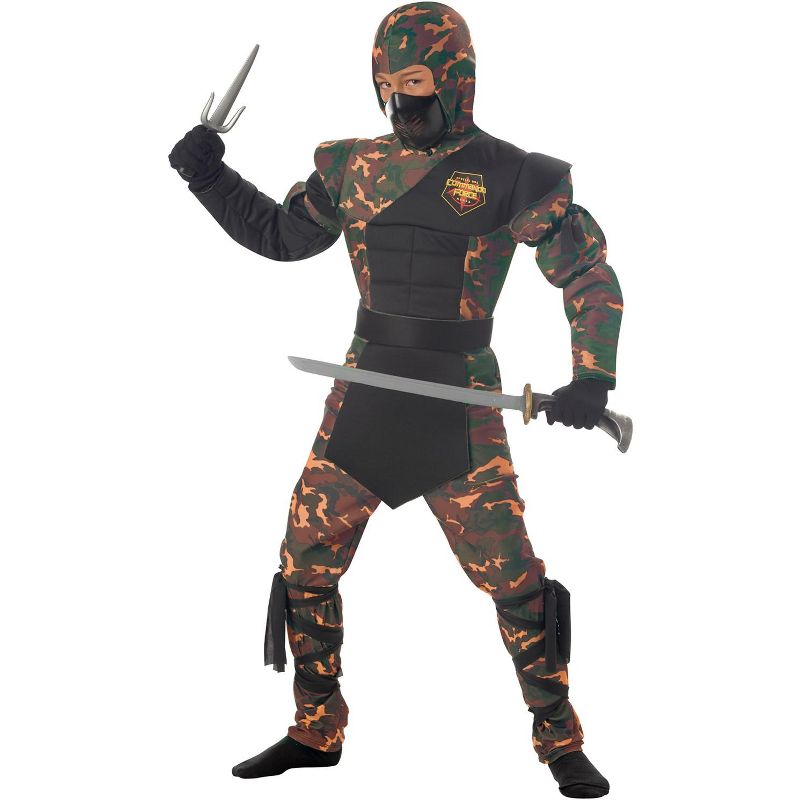 California Costumes Special Ops Ninja Boys' Costume, 1 of 2