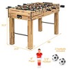 Costway 48'' Foosball Table Home Soccer Game Table Christmas Families Party Recreation - 2 of 4