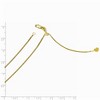 Black Bow Jewelry 1mm 14k Yellow Gold Adjustable Box Chain Necklace - 2 of 4