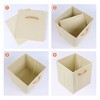 REGALWOVEN Premium Material Collapsible Design Spacious Capacity Versatile Use Storage Bin 11*11*11in 3 Pcs - 3 of 4