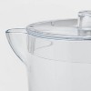 67oz Glass Pitcher with Stainless Steel Lid - Threshold™