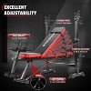OPPSDECOR 660LBS 6 in 1 Foldable Weight Bench Set, Adjustable Strength Training Bench Press Set and Squat Rack, Workout Benches for Home Gym - 4 of 4
