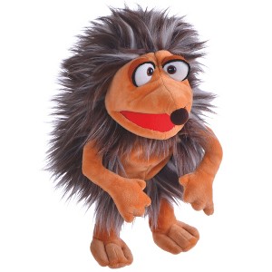 Living Puppets: Pik The Brown Hedgehog - 12" Plush Hand Puppet, Handmade, Moving - 1 of 4