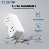 ELEGRP US to Japan Plug Adapter,with USB C and USB A Ports (4.2A in Total), Expander Adapter for Japan Travel, Home, Office, 125V, White, 1 Pack - 3 of 4