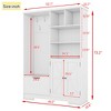 Lycvki Multi-functional Hall Tree with Storage Shelves and Drawers - 4 of 4