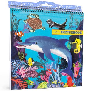 eeBoo: Sketchbook, Sea Life, Spiral Bound Pad, Kids Art Supplies - 1 of 4