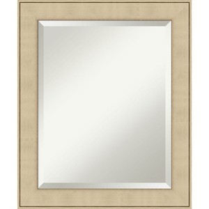 Amanti Art Classic Honey Silver Beveled Framed Wall Mirror - 1 of 4