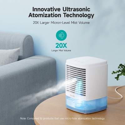 HiCOZY White and Blue Portable Air Cooler with Humidifier