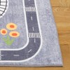 Santa Monica Kids SMK127  Machine Washable Skid-Resistant Power Loomed Indoor Rugs - Safavieh Kids - 3 of 4