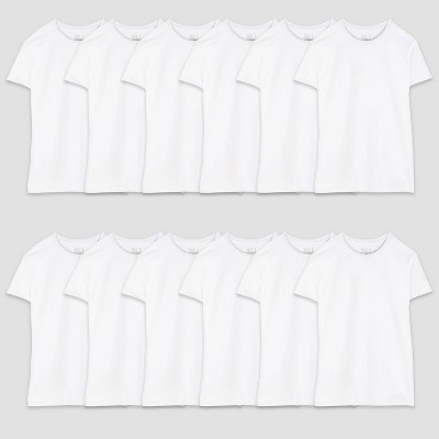 Fruit Of The Loom Select Men's Comfort Supreme Cooling Blend Crewneck T- shirt 4pk - White : Target