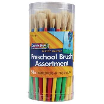 Crayola Round Soft Bristle Paint Brush Set, Multi Sizes, 4 Ct, School  Supplies, Kids Paint Supplies 