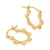 Donatello Gian Flower Hoop Earrings - 2 of 2