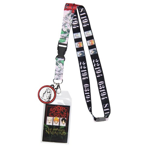 The Promised Neverland Anime Id Badge Holder Lanyard With Rubber