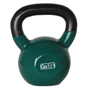 GoFit Kettlebell with Core DVD - Green (35 lbs.)