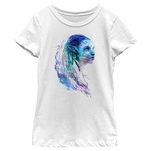 Girl's Avatar: The Way of Water Ocean Neytiri T-Shirt - 1 of 4