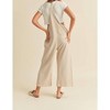 Women's TENCEL WASHED JUMPSUIT - MIOU MUSE - 3 of 4