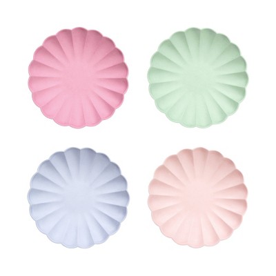 Meri Meri Small Multicolour Compostable Plates (Pack of 8)