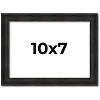 PosterPalooza | 10x7 Thin Barnwood Picture Frame, UV Acrylic, 2 Finishes - Grey and Black - 2 of 4
