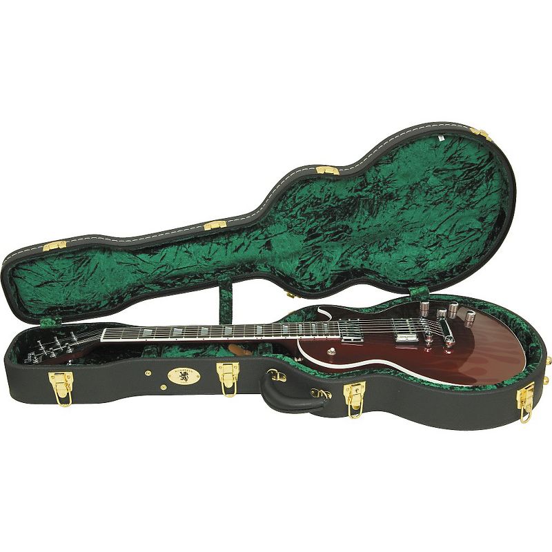 Silver Creek Vintage Archtop Single-Cutaway Guitar Case Black, 3 of 4