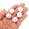 Unique Bargains Plastic Bulk Elegant DIY Crafts Jewelry Making Pearl Pendant 100 Pcs - 3 of 4