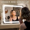 Vanity Mirror with Lights 22''x17'' Makeup Mirror with Lights,Vanity Mirror Touch Screen with 3-Color - 3 of 4