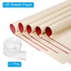 Unique Bargains Waterproof DIY Crafts Packaging Gift Wrap with Ribbon 1 Set - 3 of 4