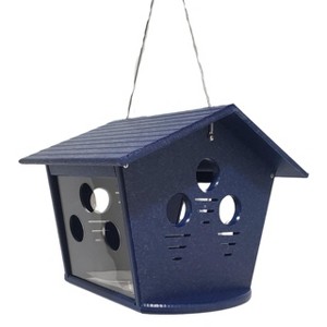 JCS Wildlife Ultimate Enclosed Bluebird Feeder- Keeps Starlings and Bully Birds Out - Holds 2 Cups Dried Mealworms - 1 of 4