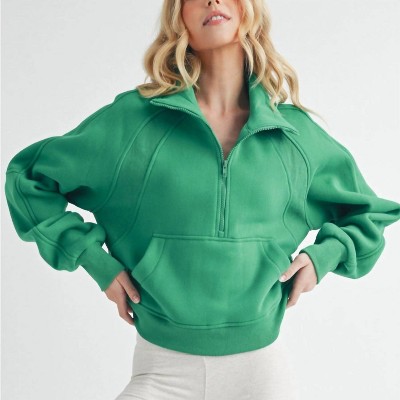Women's Dove Funnel Neck Sweater - AEMI + CO