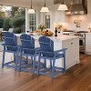 Acoinel Outdoor Adirondack Bar Height Chair for Garden, Backyard, Poolside - 4 of 4