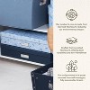 Bigso Sverker Fiberboard Legal and Art Storage Box | Scrapbook Storage Box for Loose Papers | Document Boxes with Lid | 17.1’’x12.2’’x3.3’’ - 4 of 4