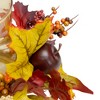 Northlight Fall Apple Glass Hurricane Pillar Candle Holder Thanksgiving Centerpiece - 15" - 4 of 4