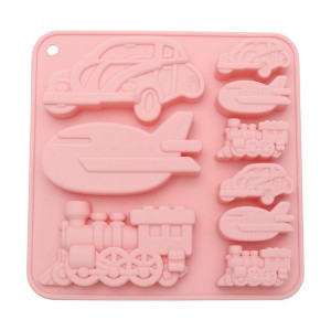 Unique Bargains Candy Mould 9-Cavity Vehicle Candy Mould Hand Wash 5.91"x5.87"x0.75" 1 Pc - 1 of 4