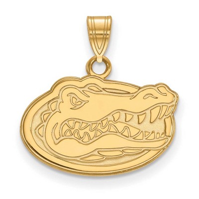 Black Bow Jewelry 10k Yellow Gold Florida Gators NCAA Small Pendant