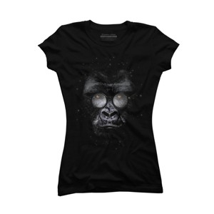 Junior's Design By Humans Nerd Gorillaz By ikaruz T-Shirt - 1 of 3
