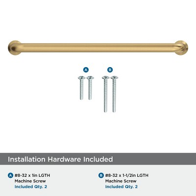 Champagne Bronze 6-5/16 Inch Modern Cabinet Bar Pull