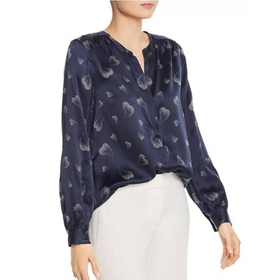Women's Mintee Midnight Silk Blouse - Joie