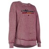 NBA Miami Heat Women's Burnout Crew Neck Fleece Sweatshirt - 3 of 4
