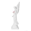 Techko Maid Resin/ABS Angel with Open Wings Statue with Solar Spotlight White: Solar Powered, Outdoor Decor - image 3 of 4