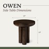 Maven Lane Owen Rustic Wooden Side Table - 2 of 4