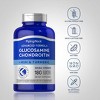 Piping Rock Advanced Double Strength Glucosamine Chondroitin MSM Plus Turmeric | 180 Coated Caplets - 3 of 4