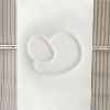 Modern LED Ceiling Light Flush Mount, White Oval Double Panel Dimmable Fixture for Bedroom Living Room - 4 of 4