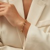 18k Gold Plated Personalized Chunky Cuban Oval Link Chain Bracelets for Men Toggle Rope Bracelet Jewelry for Women - 2 of 4