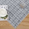 Modern Plaid Area Rug Washable Rug Contemporary Non Slip Rugs for Indoor - 2 of 4