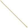 Black Bow Jewelry 2.4mm 14k Yellow Gold Solid Concave Anchor Chain Bracelet - 2 of 4