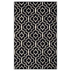 Tahla Texture Wool Rug - Black / Ivory (6